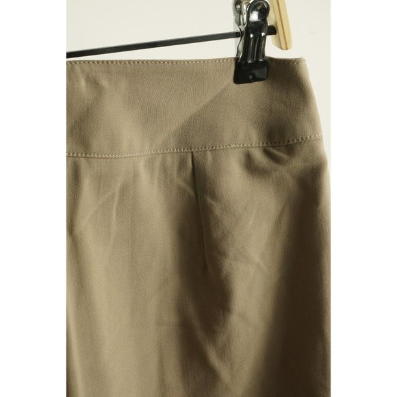 Armani Collezioni Tan Wide Leg Pants - Picture 7 of 7